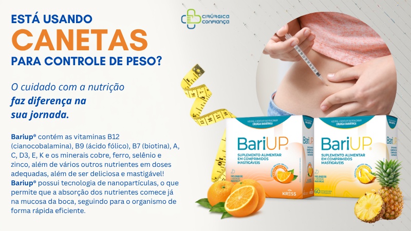 Vitaminas para quem usa canetas emagrecedoras: o que saber